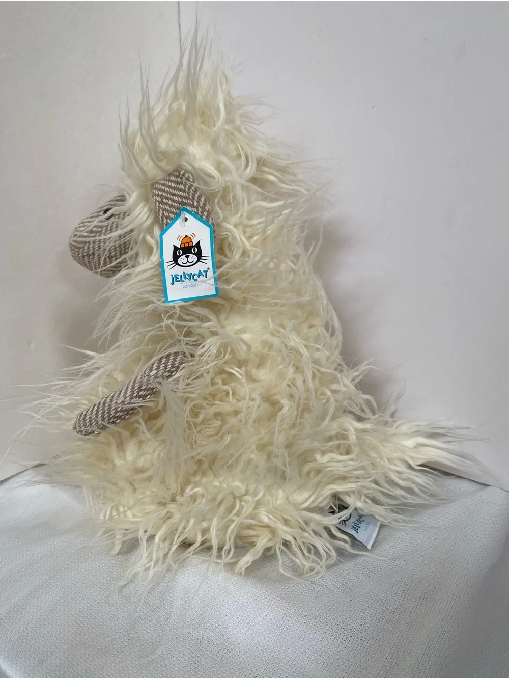 NWT Jellycat London, Tweedledee, sheep, lamb, plush, retired, collectible.